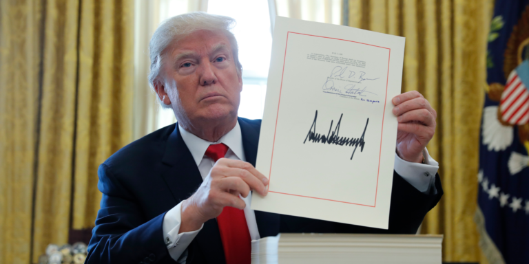 These 7 charts show Trump's tax cuts still haven't been the economic 'rocket fuel' he promised, 2 years after the fact