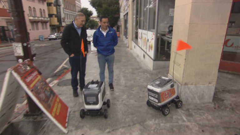 Delivering the goods: Drones and robots are making their way to your door