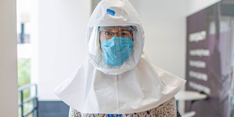 Ford is developing a battery powered respirator using tech from its F-150 pickup truck and reusable gowns made from airbag materials to help fight the coronavirus pandemic