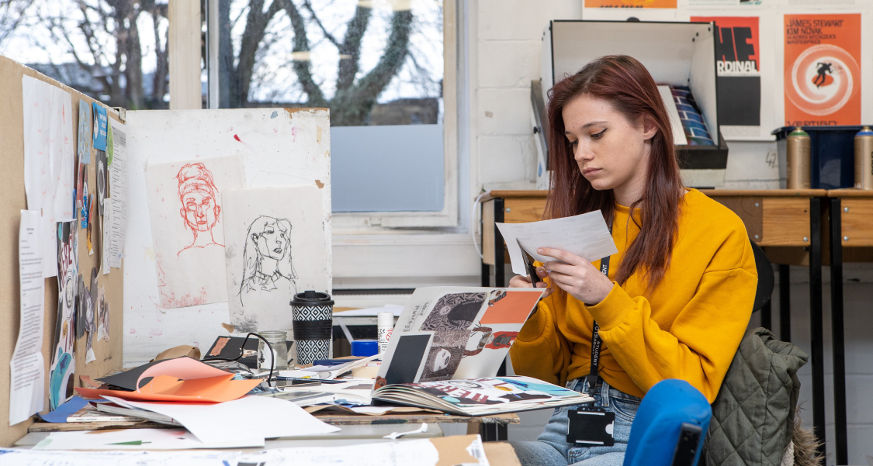 Chesterfield College’s annual Arts Festival goes virtual to celebrate the work of creative students