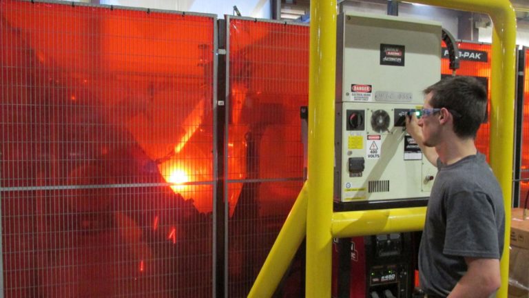 Robots enter the workplace