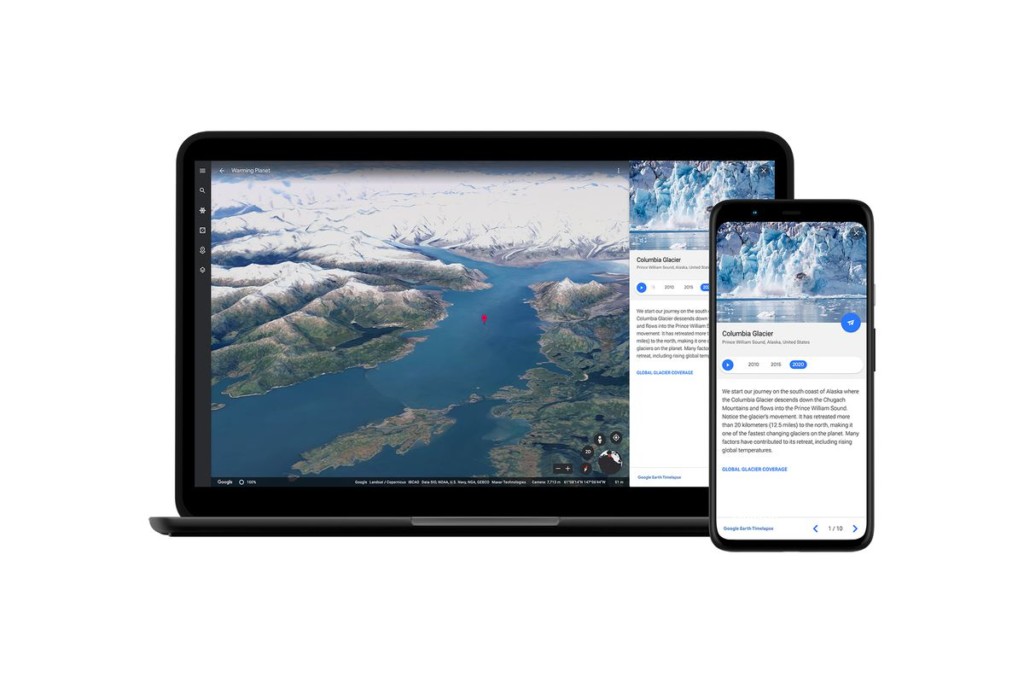 Google Earth’s historical 3D time lapses show the ravages of climate change