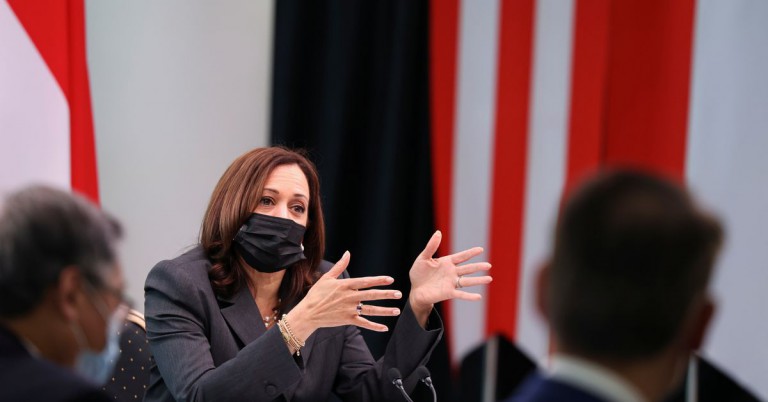 U.S. VP Harris meets company execs in Singapore to discuss supply shortages