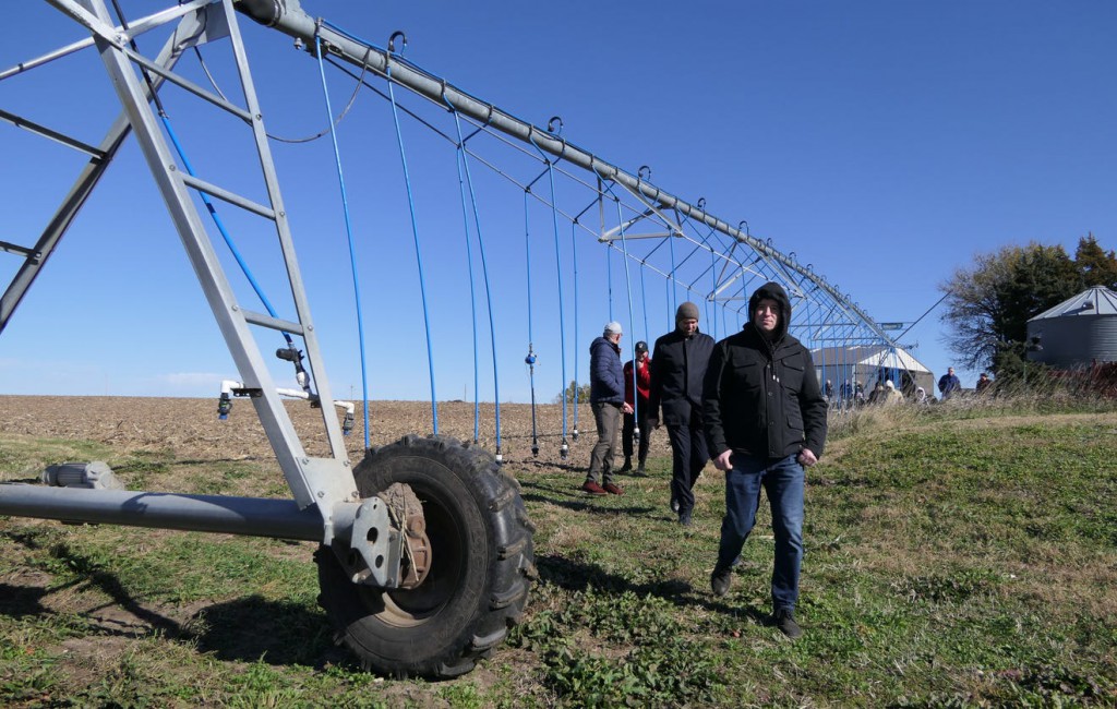 Ukrainian leaders visit Kansas to learn about farming and irrigation practices