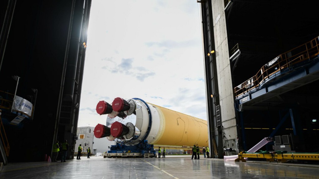 NASA's monstrous moon rocket is an overpriced, political beast