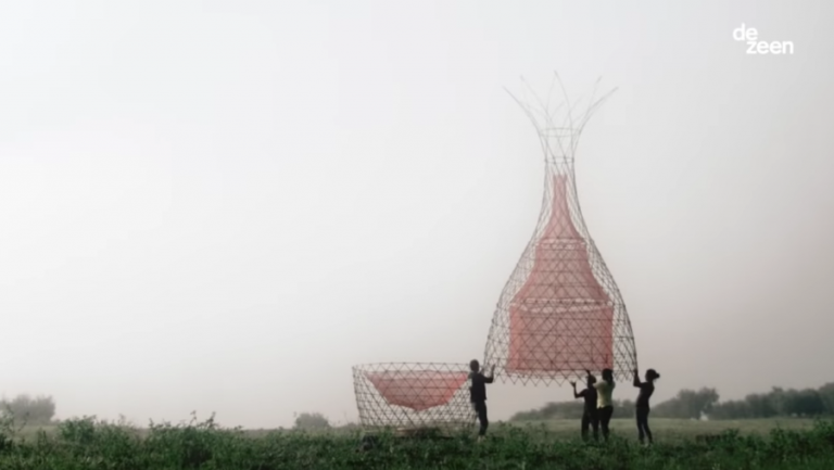 Warka Water towers harvest drinkable water from the air