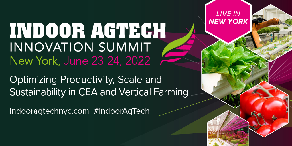 Optimizing Productivity, Scale and Sustainability in CEA and Vertical Farming