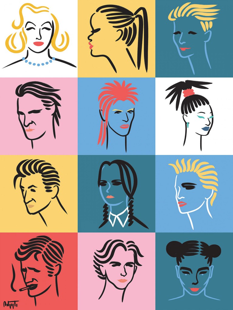 Illustrator Federica Del Proposto drew these characterful portraits in just ten minutes