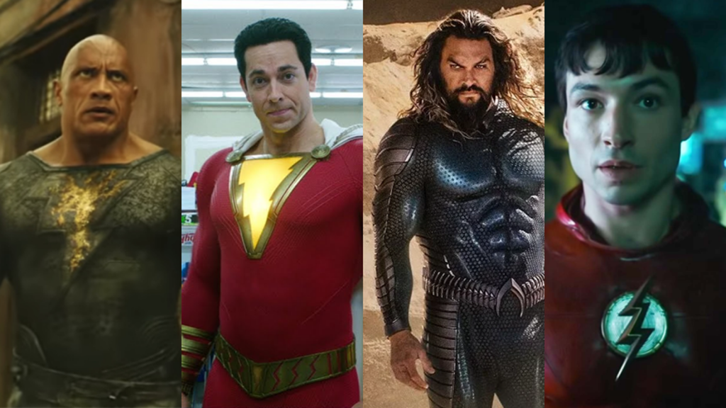 The Flash, Black Adam, Aquaman 2,