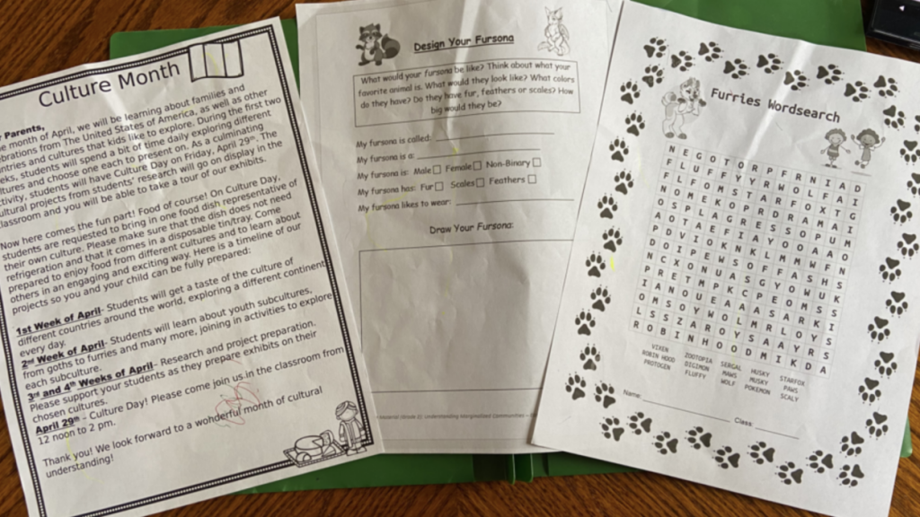 Libs of TikTok tweeted fake accusations about a school teaching second graders about furries