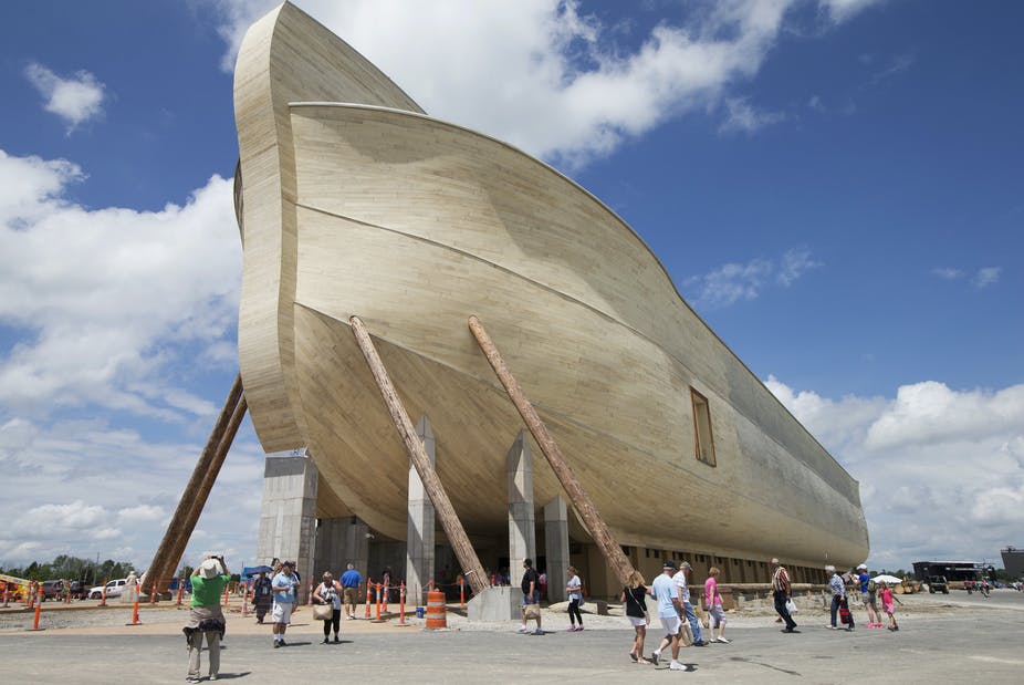 At a popular evangelical tourist site, the Ark Encounter, the image of a ‘wrathful God’ appeals to millions