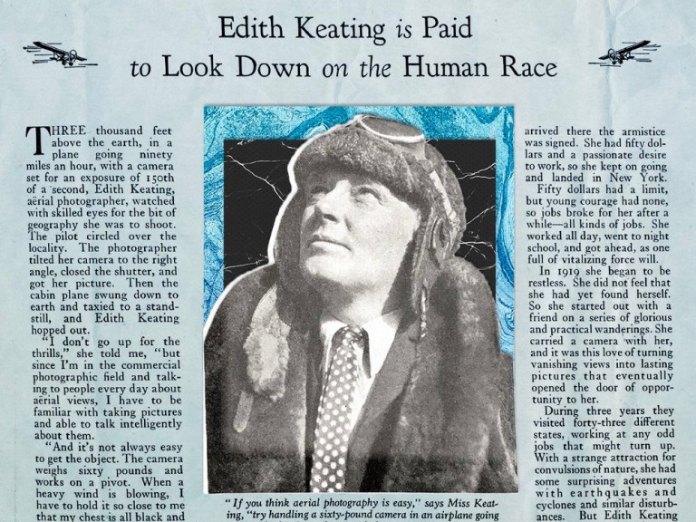 In 1920s New York, This Woman Typist Became a Pioneering Aerial Photographer