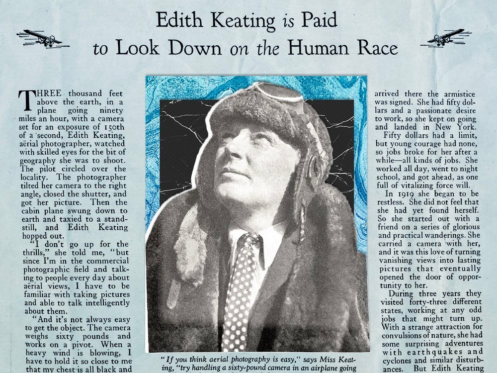 In 1920s New York, This Woman Typist Became a Pioneering Aerial Photographer