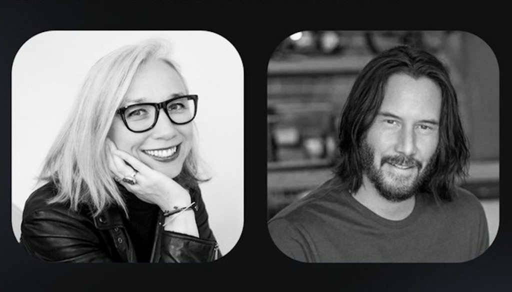 Partnering With Alexandra Grant, Keanu Reeves Brings His Good Vibes to the Metaverse