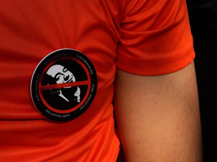 Amazon workers strike in the US and 30 other countries on Black Friday in global 'Make Amazon Pay' campaign