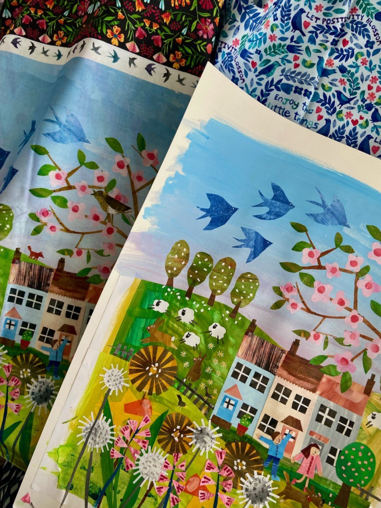 Tracey English on rediscovering her creativity, making collages, and the benefits of artistic challenges