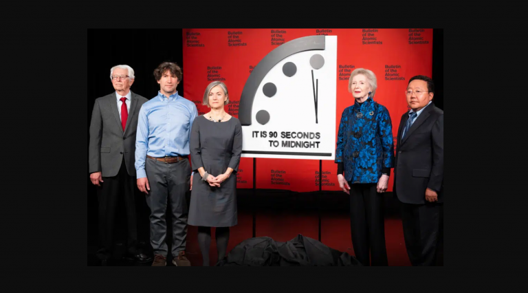 Doomsday Clock Set At 90 Seconds To Midnight