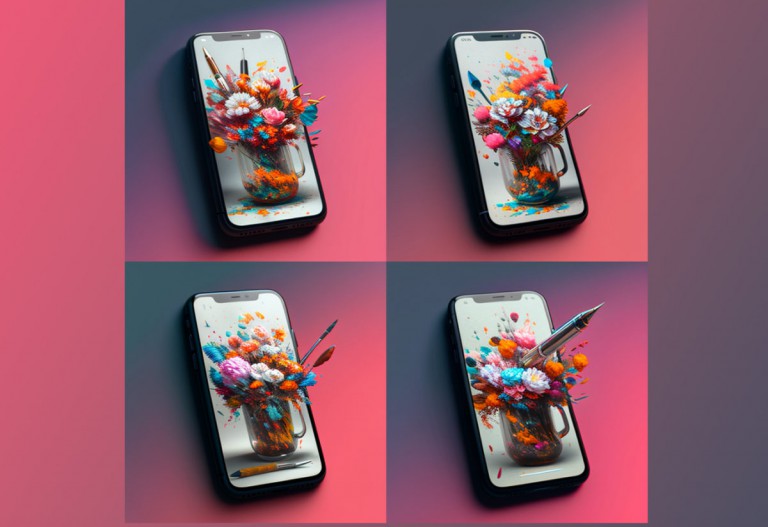 How AI turns text into images