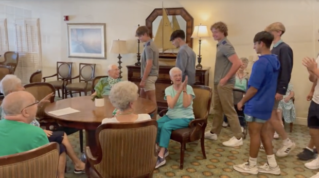 Teenagers help seniors learn how to use technology — and form friendships along the way