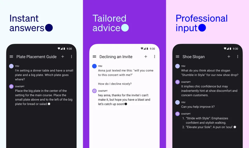 The ChatGPT app is now available for Android