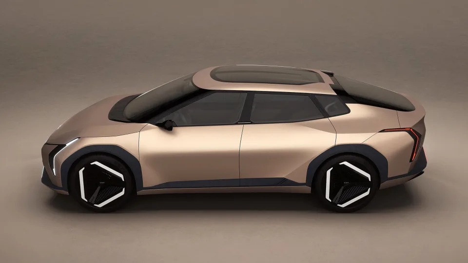 Kia's latest EV concepts go big on geometrics and cabin vibes