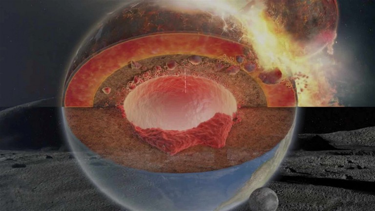 Researchers Find Evidence of a Lost Planet, Theia, Deep Within Earth’s Core, Shedding Light on the Moon’s Mysterious Origins