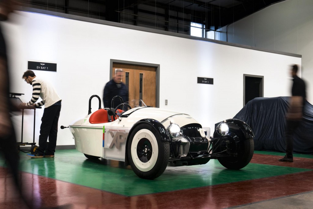 Morgan explores electric future with XP-1 three-wheeler prototype