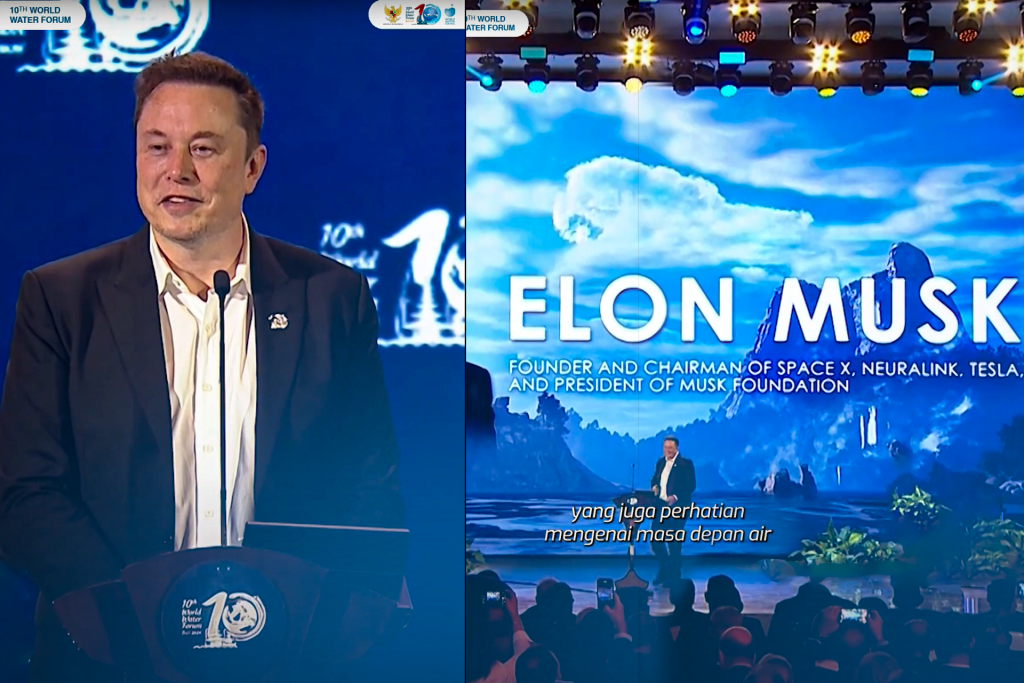 "It is very solvable." Elon Musk addresses the water scarcity crisis