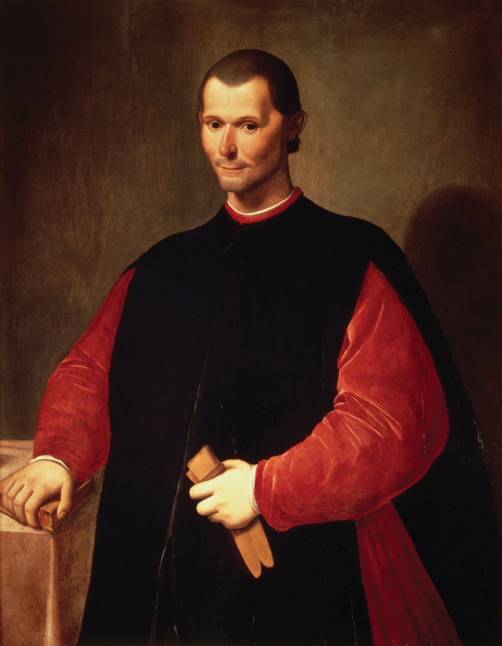 Portrait of Niccolò Machiavelli by Santi di Tito.