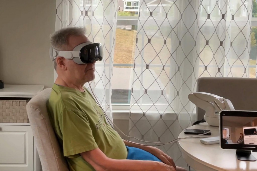 Minimally invasive brain interface controls Apple Vision Pro