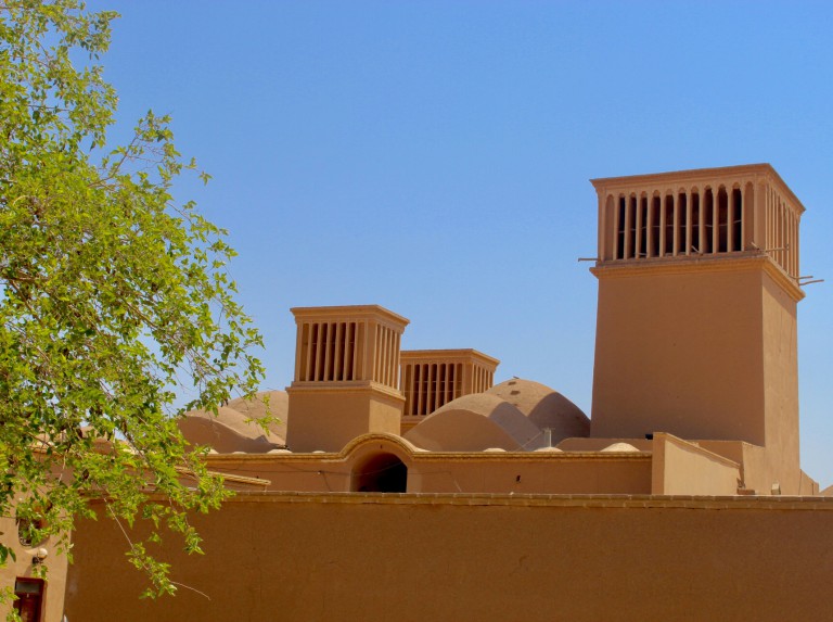 "Badgir in dolatabad" - Windtower in Yazd, Iran - 2018. Self-published to Wikimedia by Selda.goharkhani - CC BY-SA 4.0.