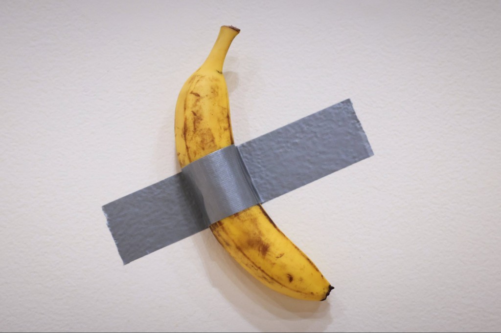 Watch 'The Banana That Broke the Internet' Sell for Millions at Auction Justin Sun, Chinese collector and founder of cryptocurrency platform TRON, placed the winning bid of $6.24 million for "Comedian" on Wednesday.