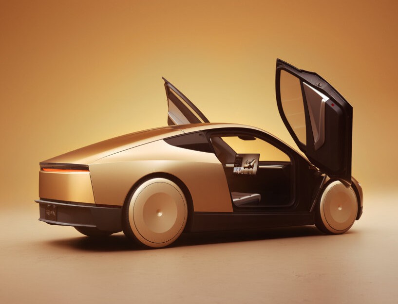 elon musk unveils tesla robotaxi, the long-awaited self driving car, at we, robot event