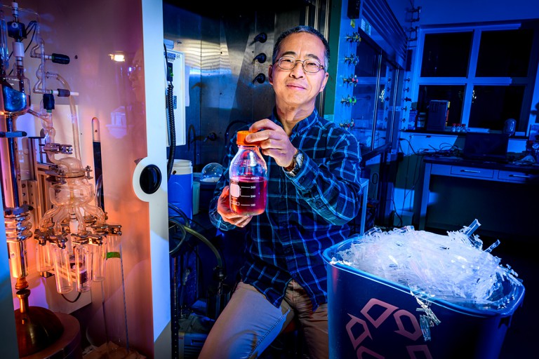 Team makes sustainable aviation fuel additive from recycled polystyrene