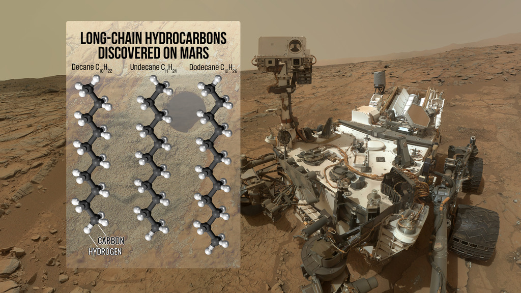NASA's Curiosity Finds Mars' Largest Organic Molecules Yet