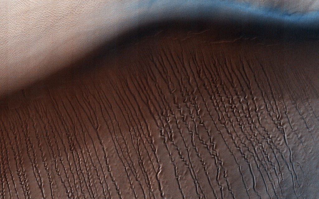 Experiment Reveals What Is Truly Burrowing Beneath Mars's Dunes Each Spring