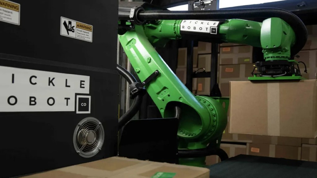 One-armed robot uses generative AI to unload 1,500 boxes an hour in extreme heat