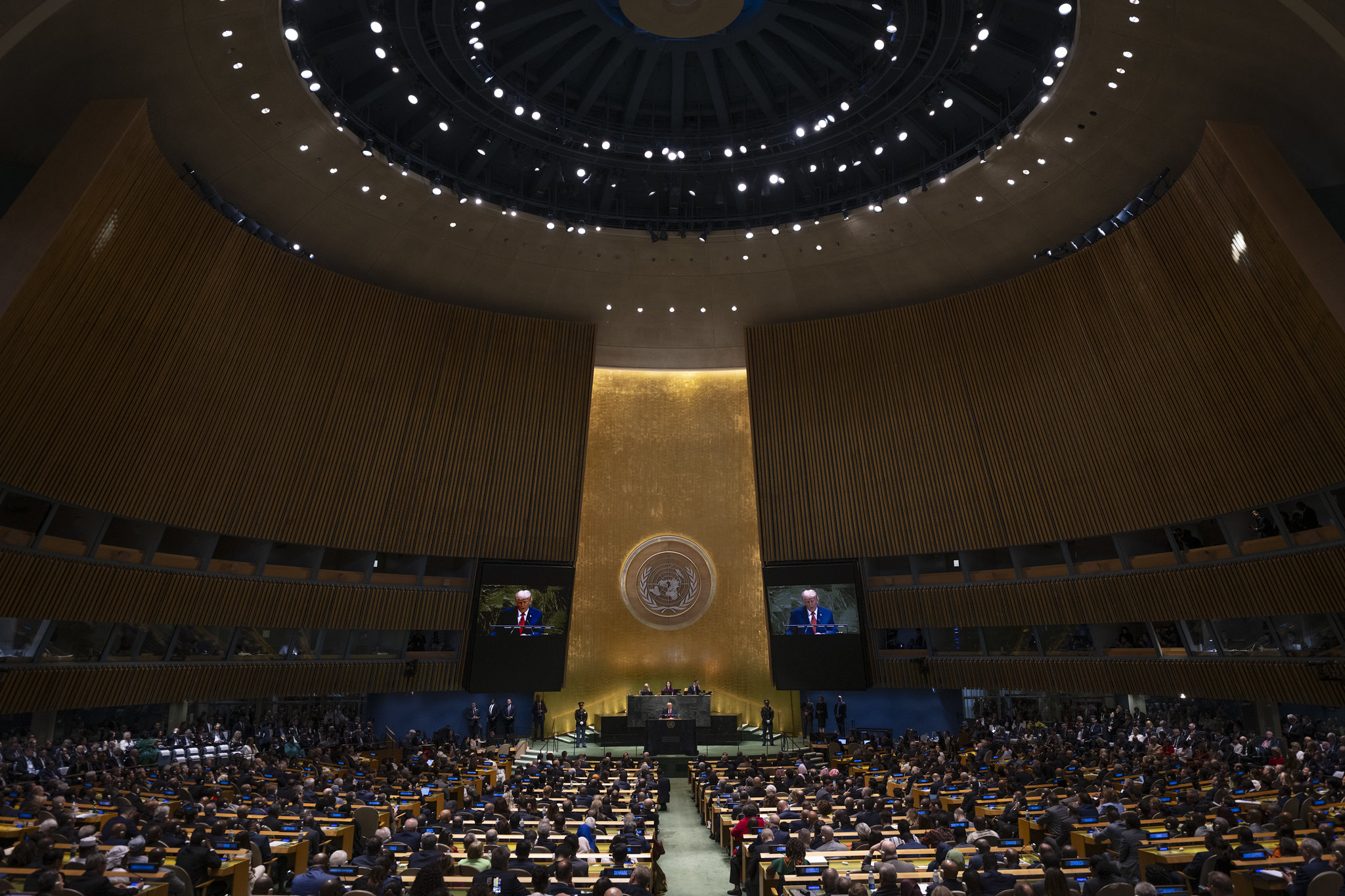 Trump says Board of Peace established to oversee reconstruction of Gaza ‘might’ replace the United Nations