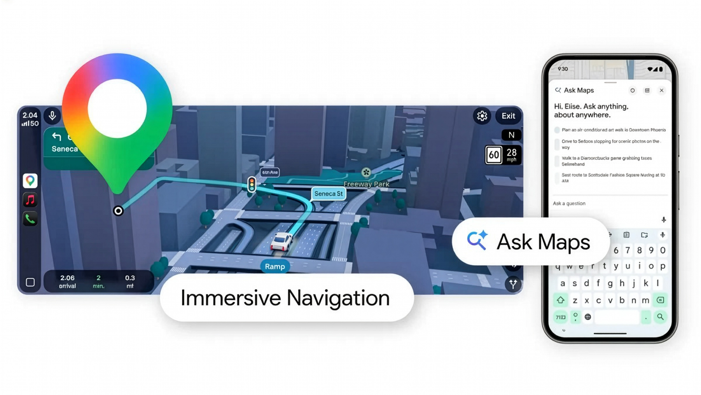 Google Maps brings a 3D map to your driving directions