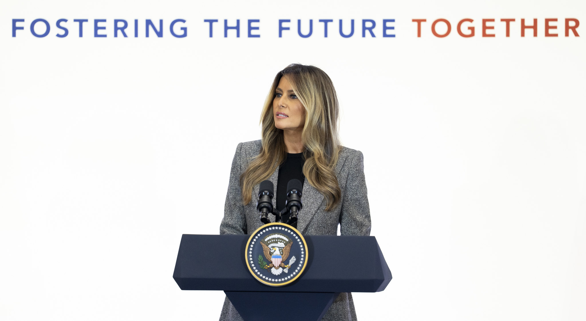 WATCH: First lady Melania Trump denies any ties to Jeffrey Epstein and calls for survivors' testimony