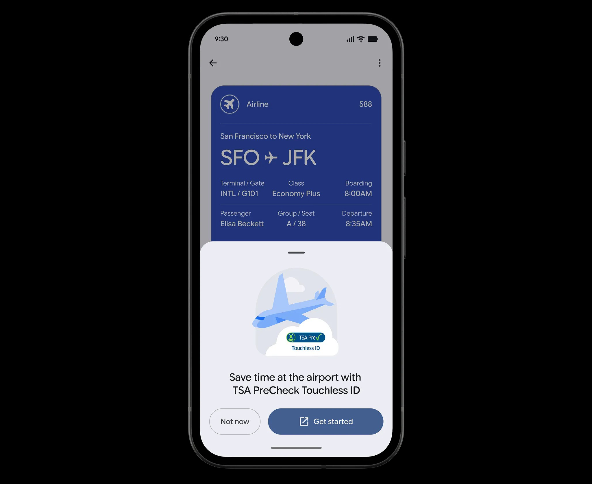 Google says it'll soon be easier to use TSA PreCheck Touchless ID via Wallet Read More: https://www.engadget.com/2200637/google-says-itll-soon-be-easier-to-use-tsa-precheck-touchless-id-via-wallet/
