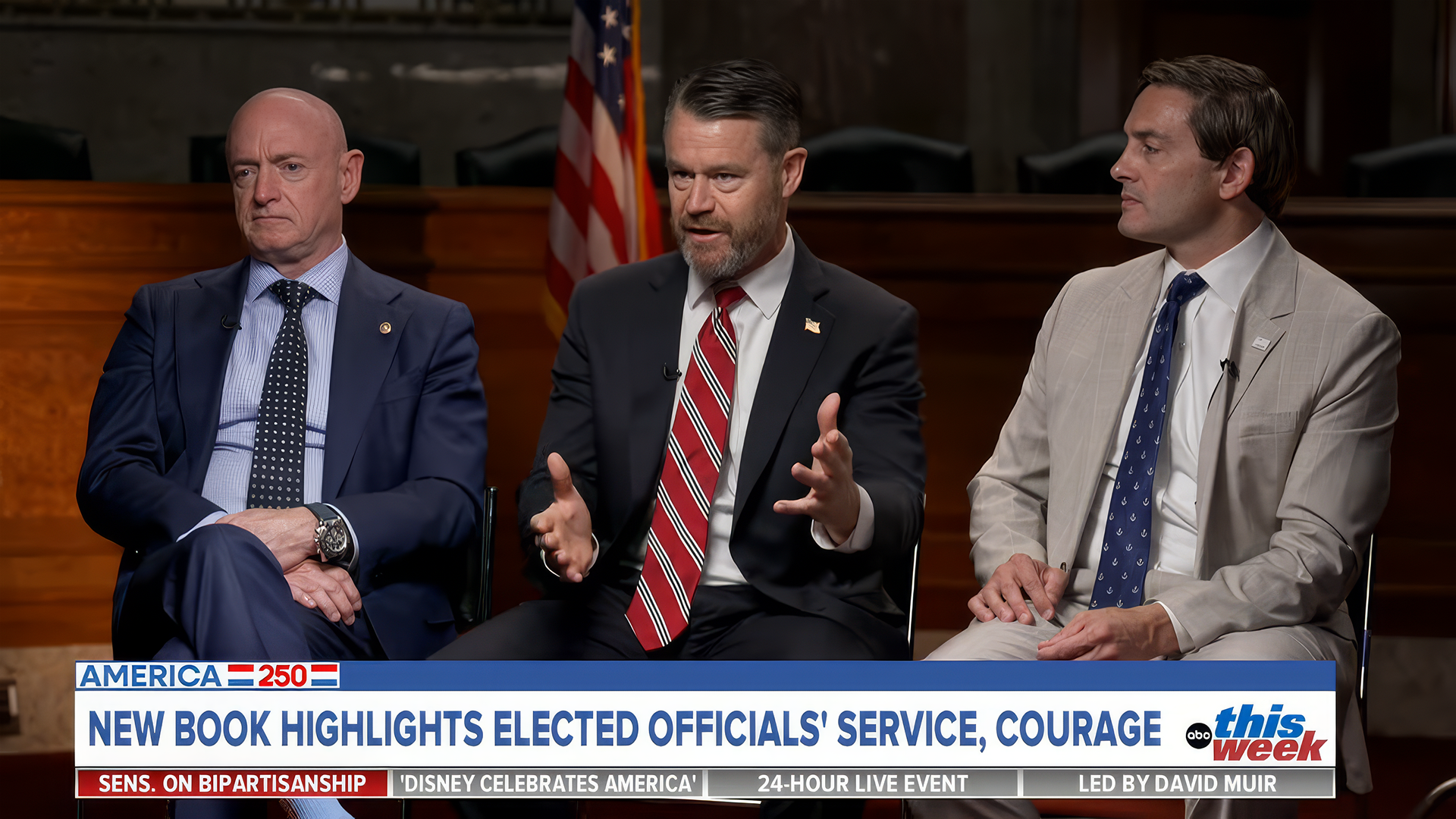 Bipartisan Senate duo makes case for working across aisle as divided nation marks 250th anniversary