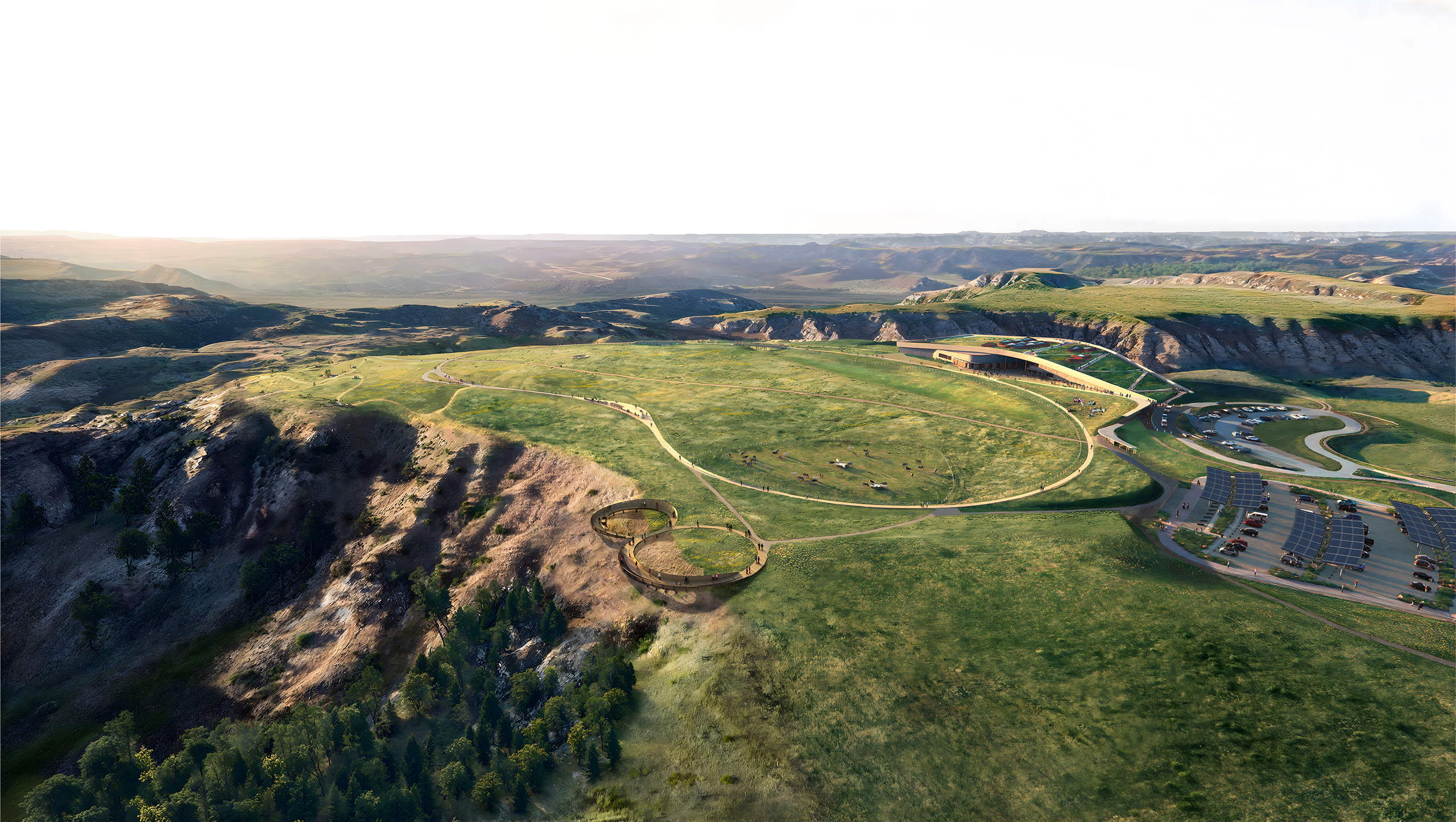 Snøhetta uses mass timber and earthen walls for Theodore Roosevelt Presidential Library